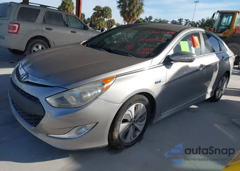 2013 Hyundai Sonata Hybrid Limited z USA, uszkodzony, nr VIN KMHEC4A43DA074241